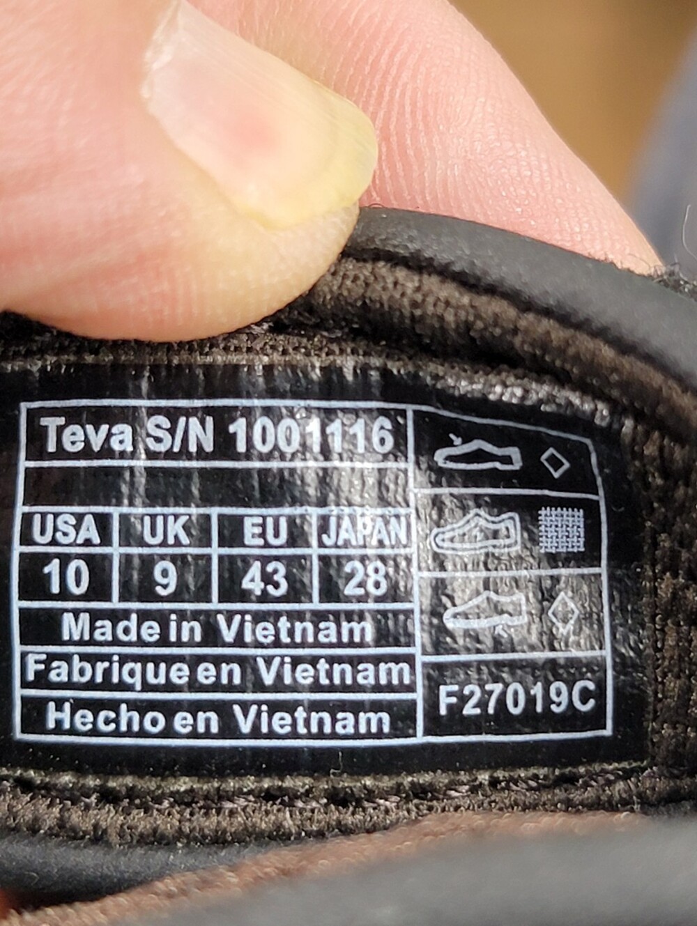Teva Forebay Sandles Mens 10 - Picture 9 of 9